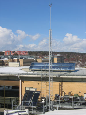 Bild på väderstationen